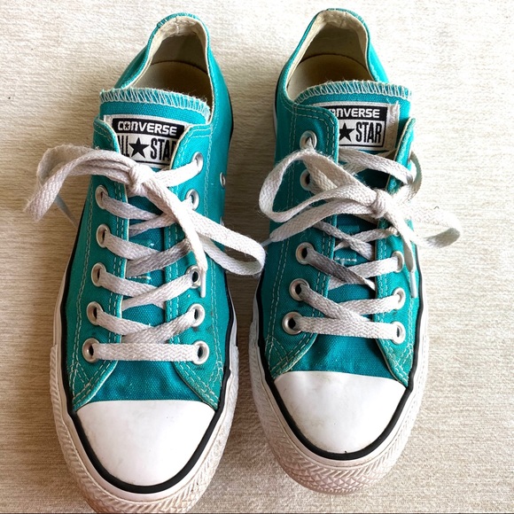 womens turquoise converse shoes